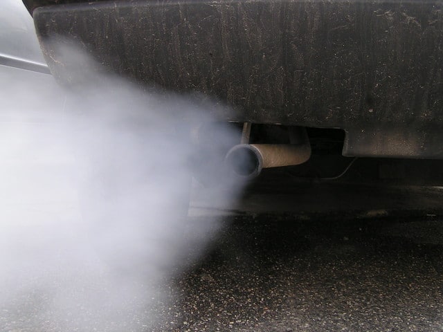 excess smoke from exhaust