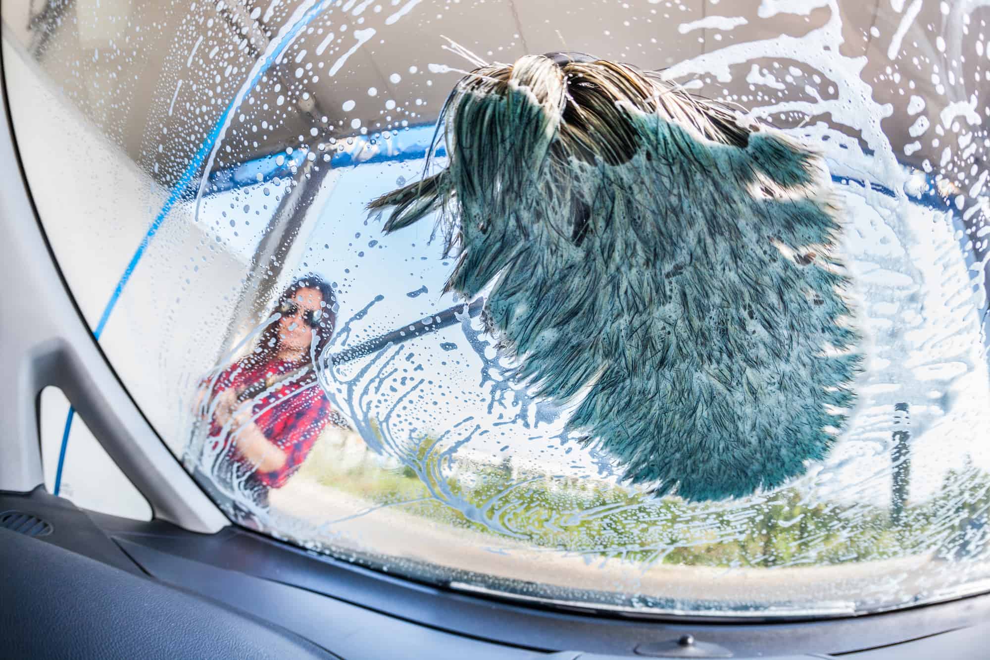 How to clean inside of windshield