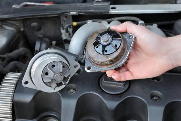 Can a bad water pump cause a loss of engine power?