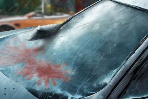 removing windshield wiper streaks